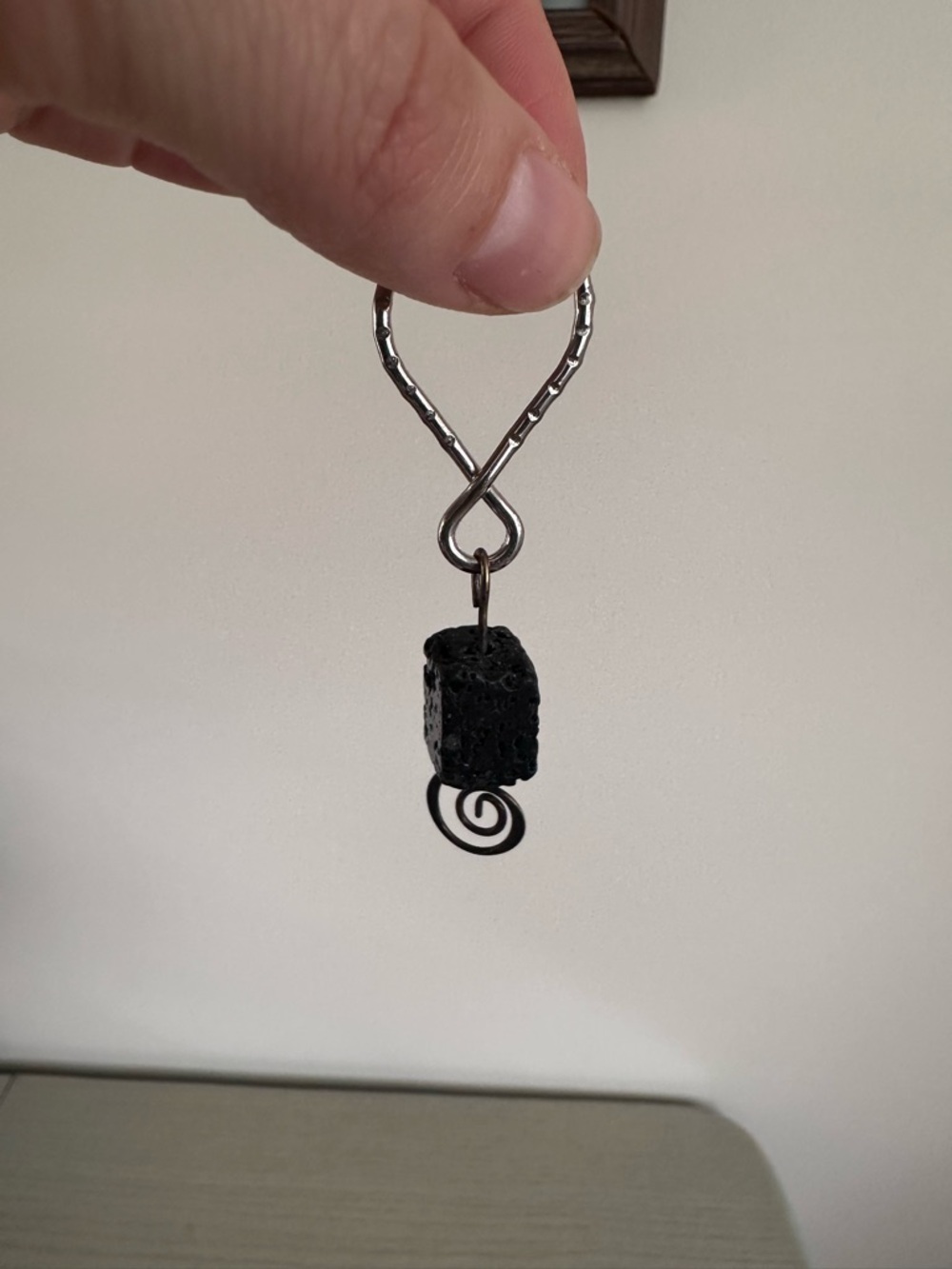 Handcrafted Black Lava Stone for Essential Oils